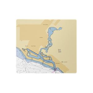 Bayside Village Mobile Home Park & Marina (Newport Beach, CA) NOAA Chart  Gaming Mouse Pad