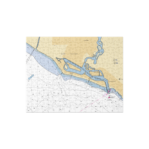 Bayshore Marina (Newport Beach, CA) NOAA Chart Jigsaw Puzzle