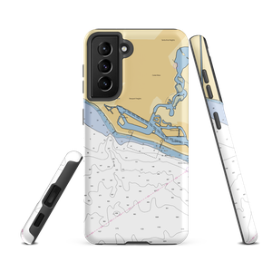 Newport Harbor Yacht Club (Newport Beach, CA) NOAA Chart Samsung Phone Case