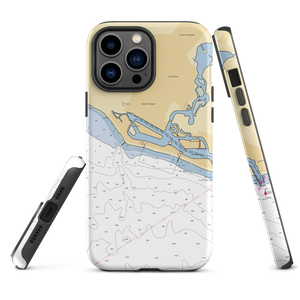 Newport Harbor Yacht Club (Newport Beach, CA) NOAA Chart  Tough iPhone Case