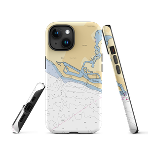 Lido Yacht Anchorage (Newport Beach, CA) NOAA Chart  Tough iPhone Case