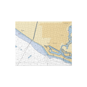 Harbor Marina (Newport Beach, CA) NOAA Chart Jigsaw Puzzle