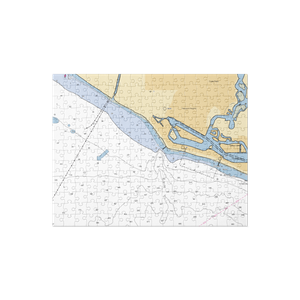 Vue Marina (Newport Beach, CA) NOAA Chart Jigsaw Puzzle