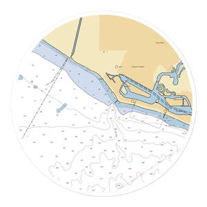 Vue Marina (Newport Beach, CA) NOAA Chart Sticker