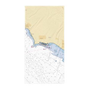 Dana Point Yacht Club (Dana Point, CA) NOAA Chart Towel