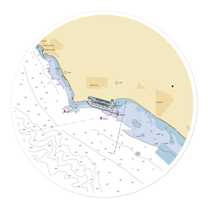 Dana Point Yacht Club (Dana Point, CA) NOAA Chart Sticker