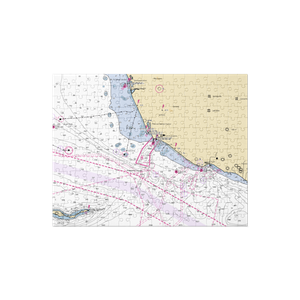 Channel Islands Harbor Master (Port Hueneme Cbc Base, CA) NOAA Chart Jigsaw Puzzle