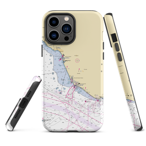 Channel Islands Yacht Club (Port Hueneme Cbc Base, CA) NOAA Chart  Tough iPhone Case