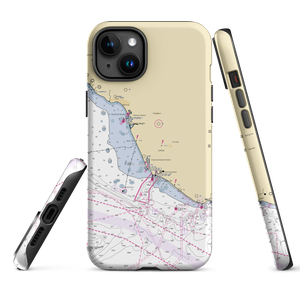 Channel Islands Yacht Club (Port Hueneme Cbc Base, CA) NOAA Chart  Tough iPhone Case