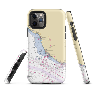 Marine Emporium Landing (Port Hueneme Cbc Base, CA) NOAA Chart  Tough iPhone Case