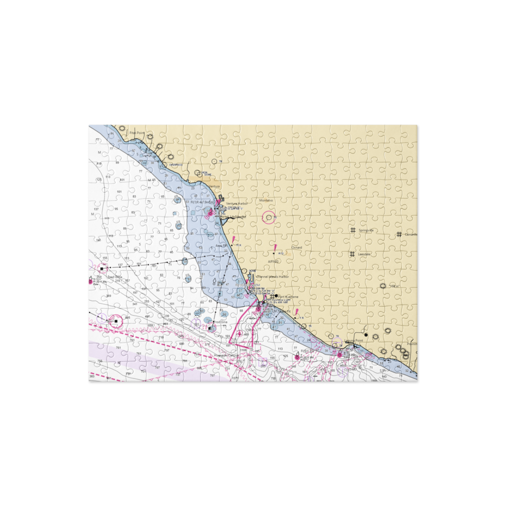 Fairwind Yacht Club (Port Hueneme Cbc Base, CA) NOAA Chart Jigsaw Puzzle 
