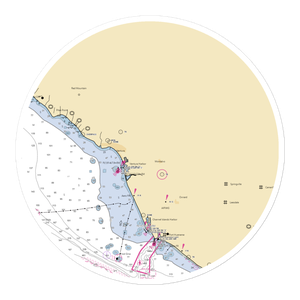 Ventura Harbor Boatyard (Ventura, CA) NOAA Chart Sticker