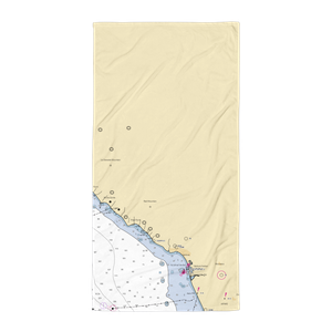 Lake Casitas Recreation Area (Oak View, CA) NOAA Chart Towel