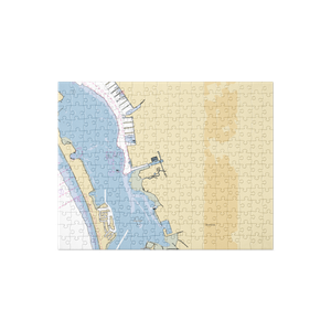 Pier 32 Marina (San Diego, CA) NOAA Chart Jigsaw Puzzle