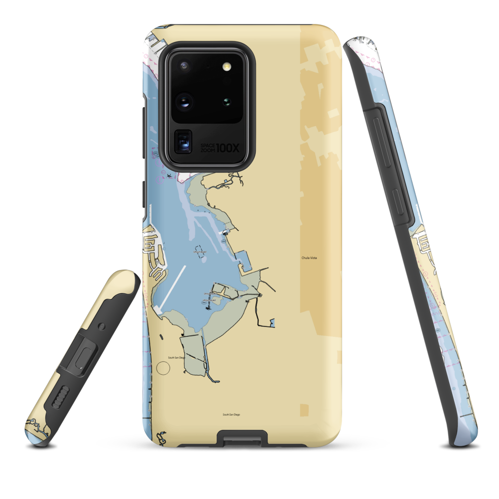 Safe Harbor Bayfront (San Diego, CA) NOAA Chart Samsung Phone Case Samsung Galaxy S20 Ultra model shown