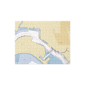 Fifth Avenue Landing (San Diego, CA) NOAA Chart Jigsaw Puzzle