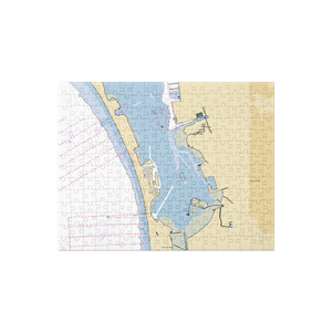 Loews Crown Isle Marina (San Diego, CA) NOAA Chart Jigsaw Puzzle