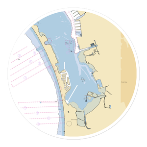 Calypso Cafe (San Diego, CA) NOAA Chart Sticker