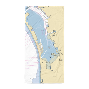 Coronado Cays HOA (San Diego, CA) NOAA Chart Towel