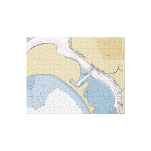 Glorietta Bay Marina (San Diego, CA) NOAA Chart Jigsaw Puzzle