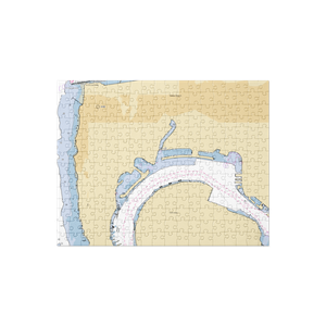 Harbor Island Yacht Club (San Diego, CA) NOAA Chart Jigsaw Puzzle