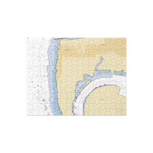 Southwestern Yacht Club (San Diego, CA) NOAA Chart Jigsaw Puzzle