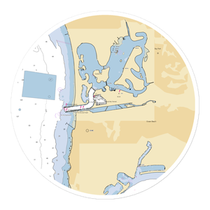 Dana Landing Marina (San Diego, CA) NOAA Chart Sticker