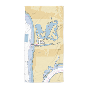 The Dana on Mission Bay (San Diego, CA) NOAA Chart Towel