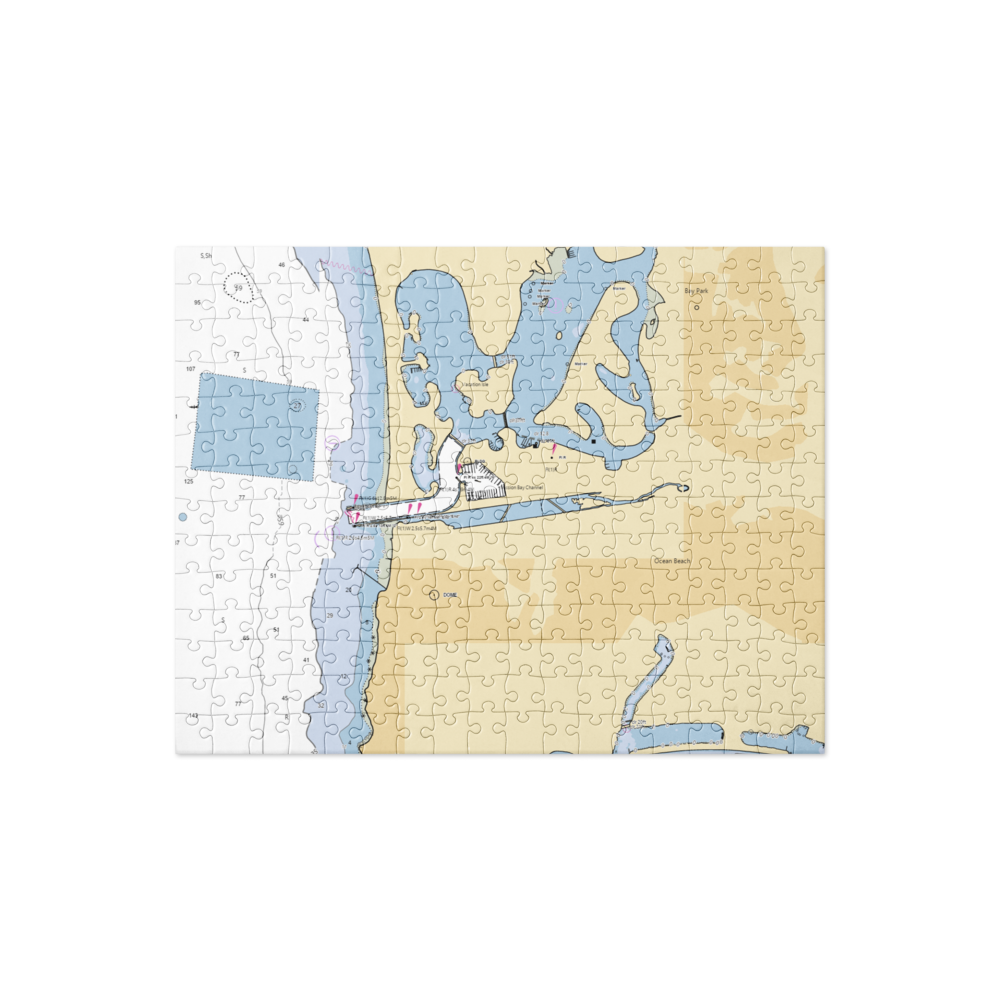 Driscoll Mission Bay Marina (San Diego, CA) NOAA Chart Jigsaw Puzzle 