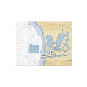 Bahia Resort Hotel Marina (San Diego, CA) NOAA Chart Jigsaw Puzzle