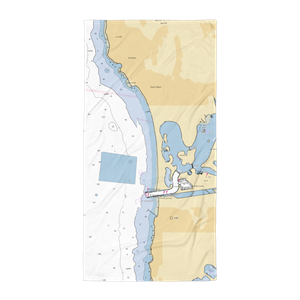 Bahia Resort Hotel Marina (San Diego, CA) NOAA Chart Towel