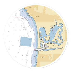 Bahia Resort Hotel Marina (San Diego, CA) NOAA Chart Sticker