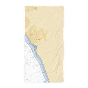 Snug Harbor Marina (Carlsbad, CA) NOAA Chart Towel