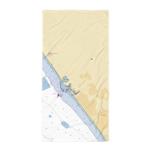 Del Mar Marina (Carlsbad, CA) NOAA Chart Towel