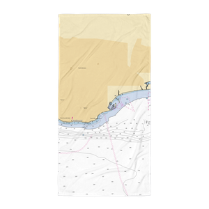 Santa Barbara Harbor (Santa Barbara, CA) NOAA Chart Towel