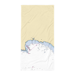 Avila People's Wharf (Avila Beach, CA) NOAA Chart Towel