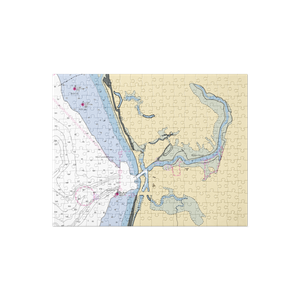 Elkhorn Yacht Club (Moss Landing, CA) NOAA Chart Jigsaw Puzzle