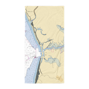 Elkhorn Yacht Club (Moss Landing, CA) NOAA Chart Towel