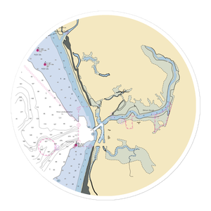 Elkhorn Yacht Club (Moss Landing, CA) NOAA Chart Sticker