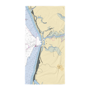 Woodwards Marine (Moss Landing, CA) NOAA Chart Towel