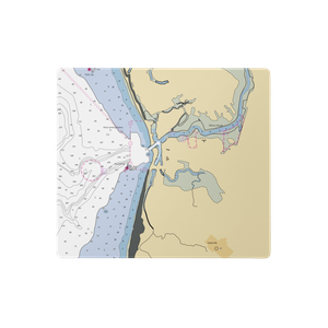 Woodwards Marine (Moss Landing, CA) NOAA Chart  Gaming Mouse Pad