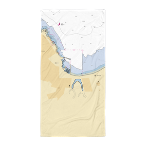 Monterey Peninsula Yacht Club (Monterey, CA) NOAA Chart Towel