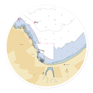 Breakwater Cove Marina (Monterey, CA) NOAA Chart Sticker