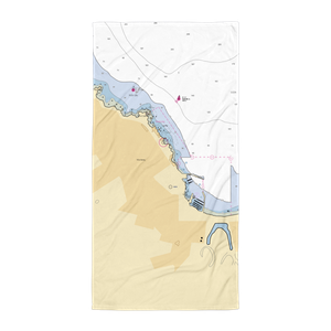 Monterey Bay Boatworks (Monterey, CA) NOAA Chart Towel