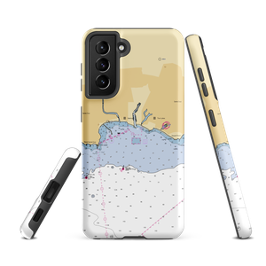 Santa Cruz Harbor Fuel Dock (Santa Cruz, CA) NOAA Chart Samsung Phone Case