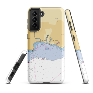 Santa Cruz Harbor Fuel Dock (Santa Cruz, CA) NOAA Chart Samsung Phone Case