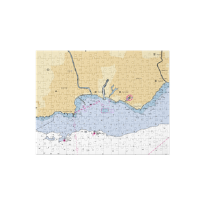 Santa Cruz Harbor (Santa Cruz, CA) NOAA Chart Jigsaw Puzzle