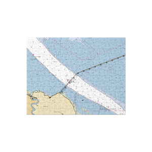 Coyote Point Marina (San Mateo, CA) NOAA Chart Jigsaw Puzzle