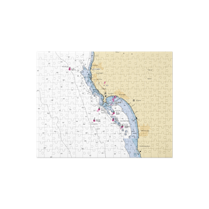 Pillar Point Harbor (El Granada, CA) NOAA Chart Jigsaw Puzzle