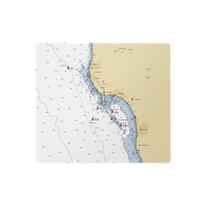 Pillar Point Harbor (El Granada, CA) NOAA Chart  Gaming Mouse Pad